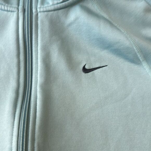 Nike Dri-Fit Hoodie Full Zip Sweatshirt Mint Green Women's Jacket Running Gym - Picture 3 of 12